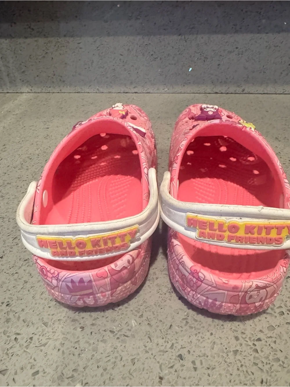 Pink Kids Sanrio Crocs